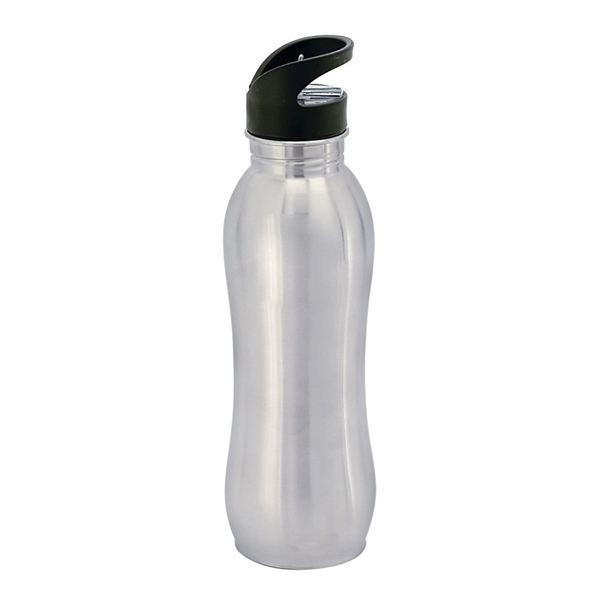 Radix 24 oz. Curvy Stainless Steel Sipper Bottle - Image 3