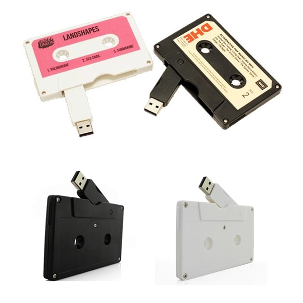 4GB Cassette Tape USB Flash Drive - Image 1