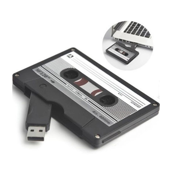 4GB Cassette Tape USB Flash Drive - Image 2