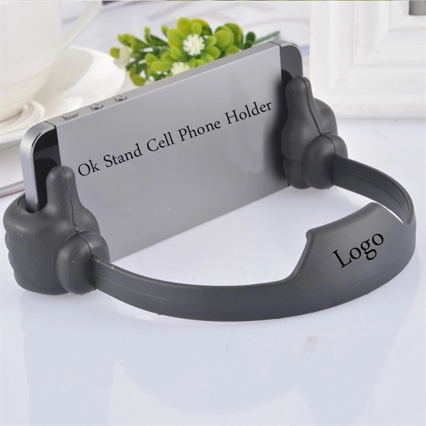 Thumbs up Cell Phone Holder Silicone Tablet OK Stand - Image 3