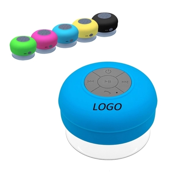 Portable Waterproof Wireless Suction Cup Bluetooth Speaker - Image 1