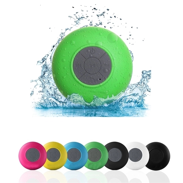 Waterproof Suction Cup Bluetooth Shower Speaker - Image 1