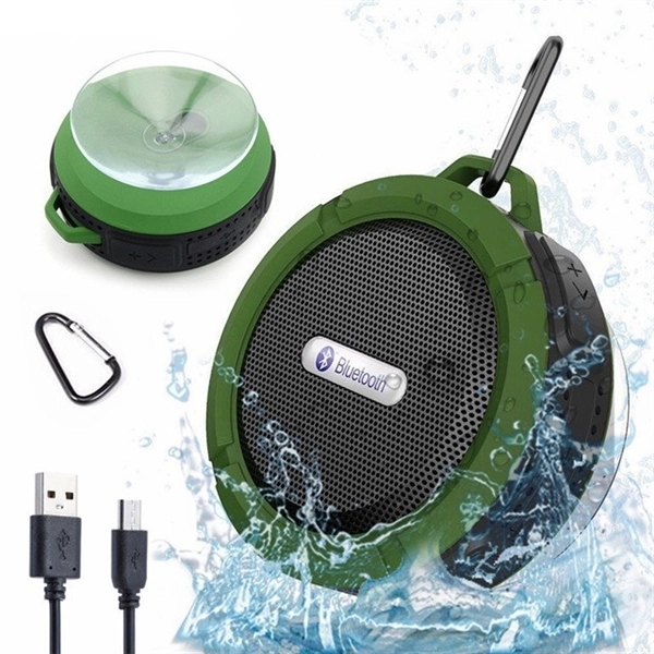 Portable Mini Waterproof Wireless Bluetooth Speaker Outdoor - Image 1