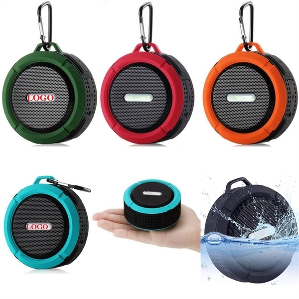 Waterproof Wireless Bluetooth Speaker with Sucker - Image 1