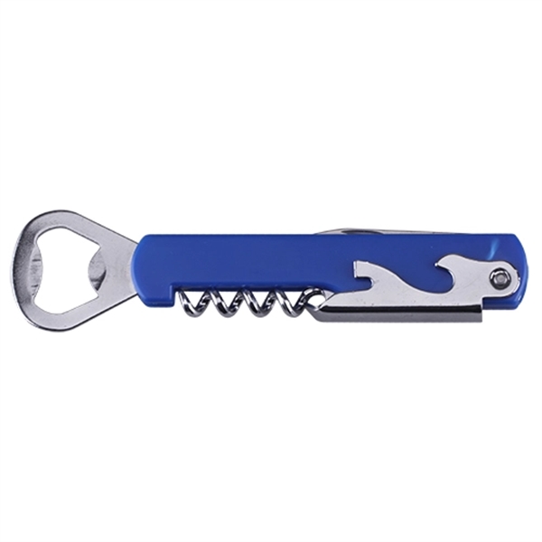 Bottle Opener with Wine Corkscrew and Knife - Image 2