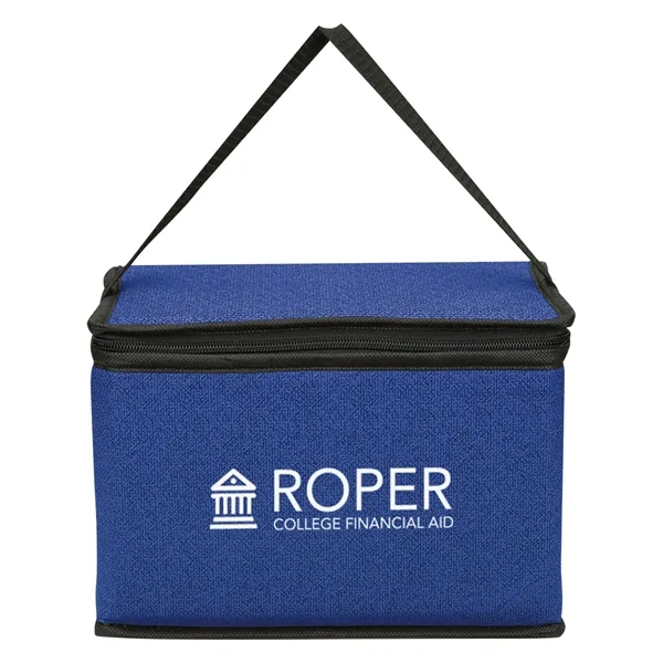 Heathered Non-Woven Cooler Lunch Bag - Image 2