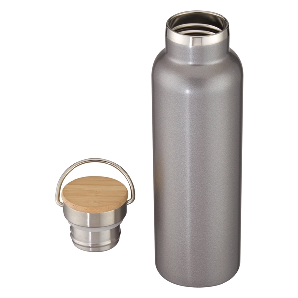 21 Oz. Liberty Stainless Steel Bottle With Wood Lid - Image 4