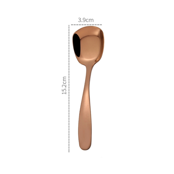 Square soup spoon - Image 3