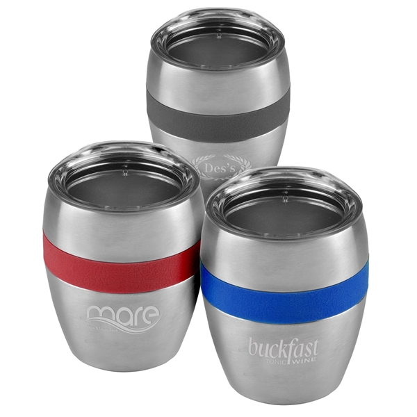 Color Band 10 Oz Stainless Steel Vacuum Cup