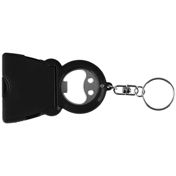 Man Shaped Bottle Opener with Phone Holder and Cleaner - Image 3