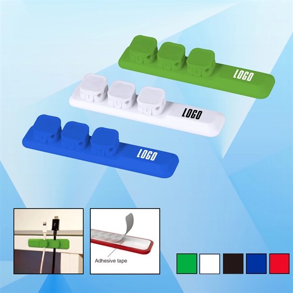 Desk Cable Organizer with Magnet Function - Image 1