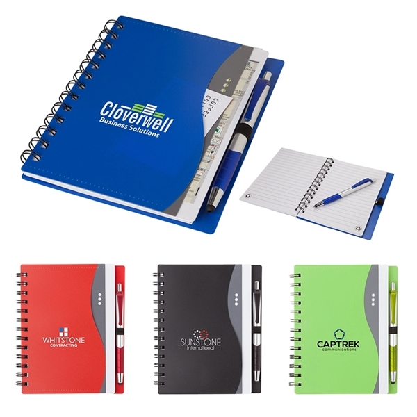 Bellevue Junior Notebook w/Stylus Pen - Image 1