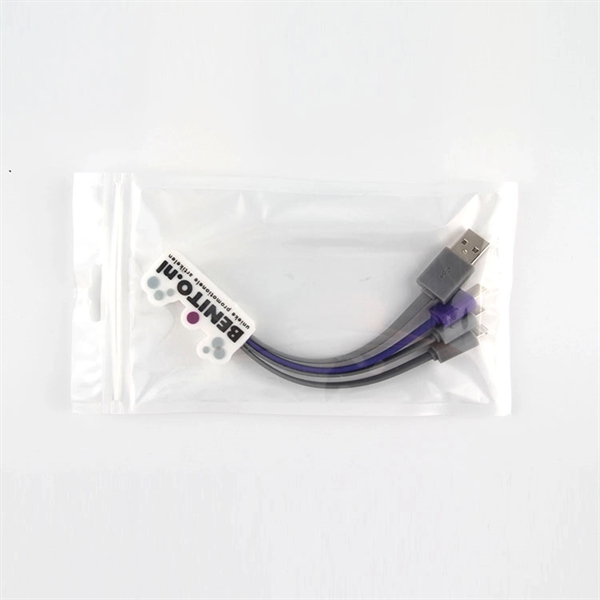 Custom PVC 3-in-1 charging cable - Image 5