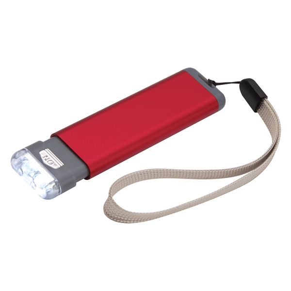 Aluminum Flashlight With Strap - Image 7