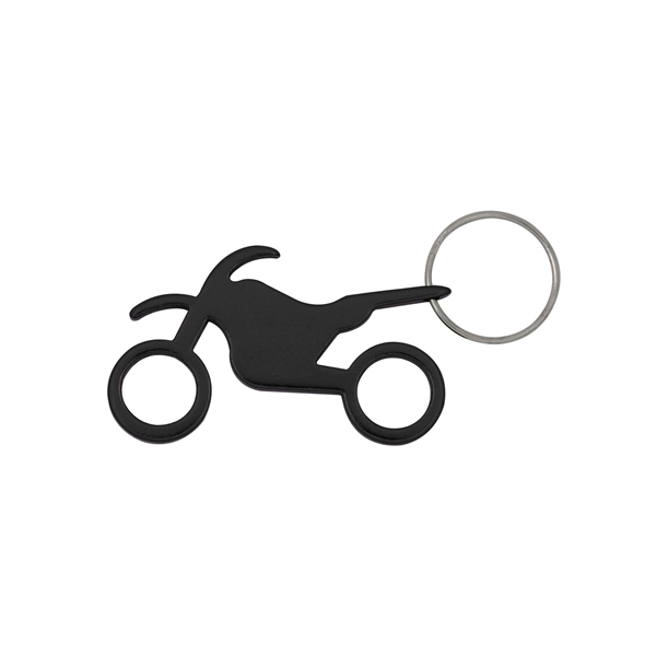 Motorcycle Bottle Opener W/Key Ring - Image 1