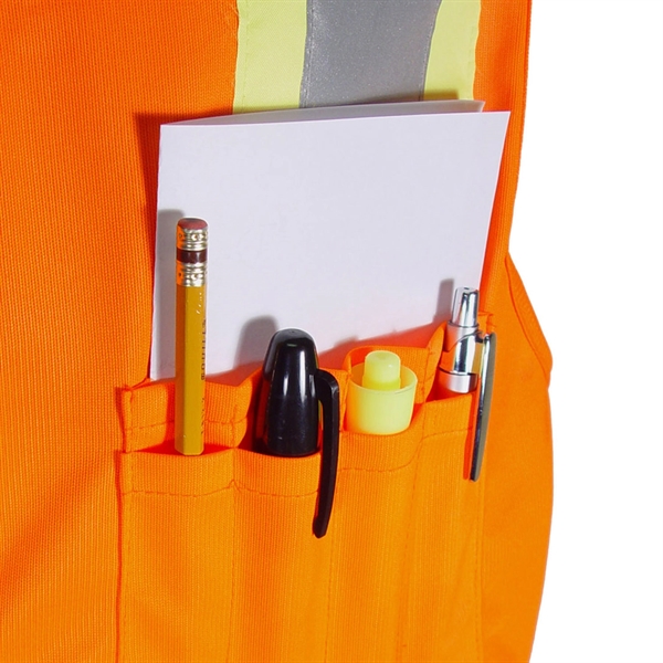 CLASS 2 SAFETY VEST WITH EXTRA POCKETS - Image 4