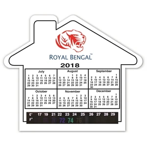 House Shaped Thermo Magnet w/ 6 Month Calendar