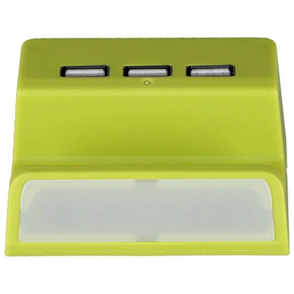 Light-up USB Charging Hub with Phone Holder - Image 3