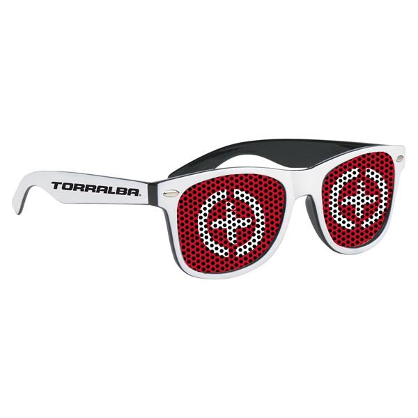 LensTek Two Tone Miami Sunglasses - Image 5