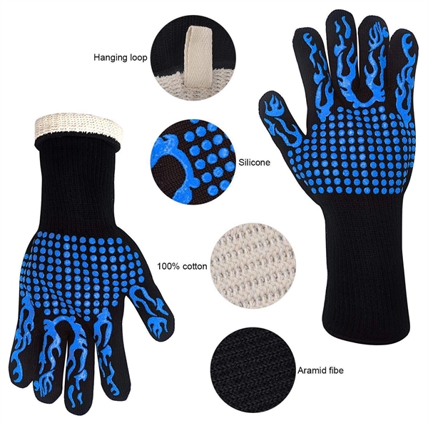 Heat Resistant BBQ Gloves - Image 2