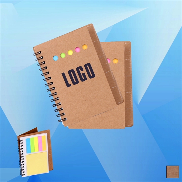 Sticky Note Book With Ruler - Image 1
