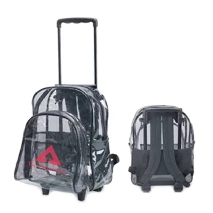 Clear Backpack with Wheels
