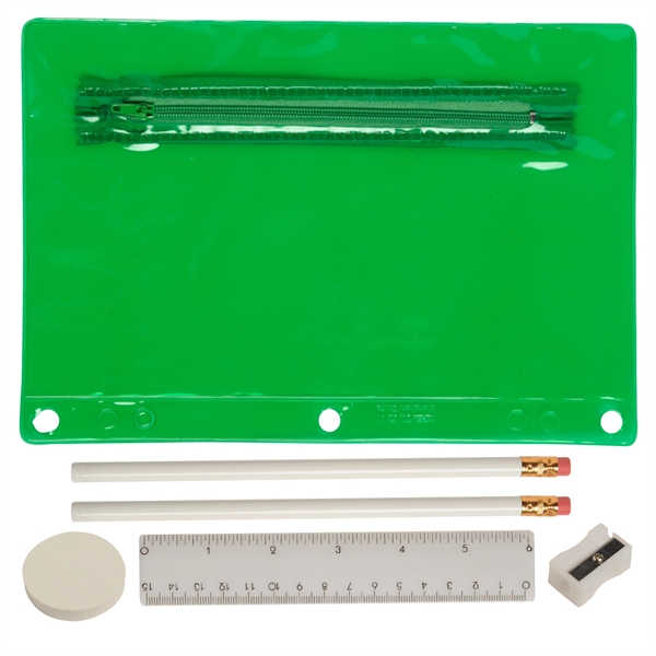 Translucent Deluxe School Kit - Imprinted Contents - Image 4