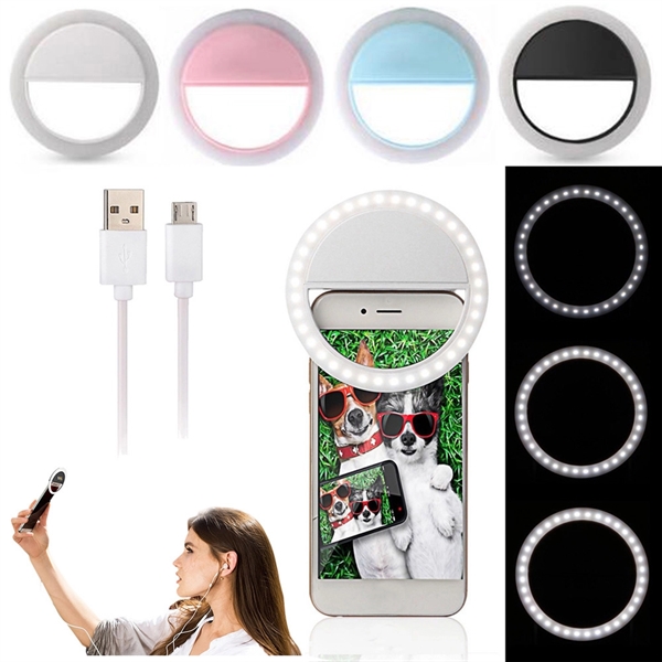 Rechargeable 36 LED Bulbs Selfie Ring Light - Image 1