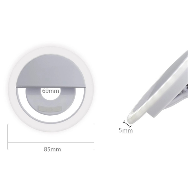 Rechargeable 36 LED Bulbs Selfie Ring Light - Image 3