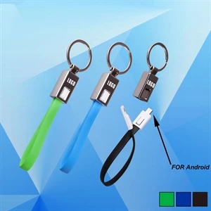 Charging Cable with Key Ring