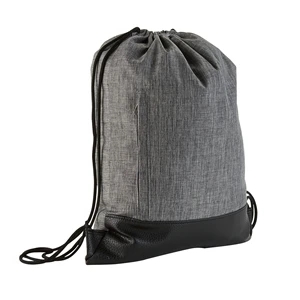 Heathered Drawstring Backpack