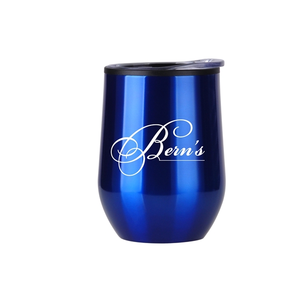 Lucca Stainless Steel Wine Tumbler- 12 oz - Image 2