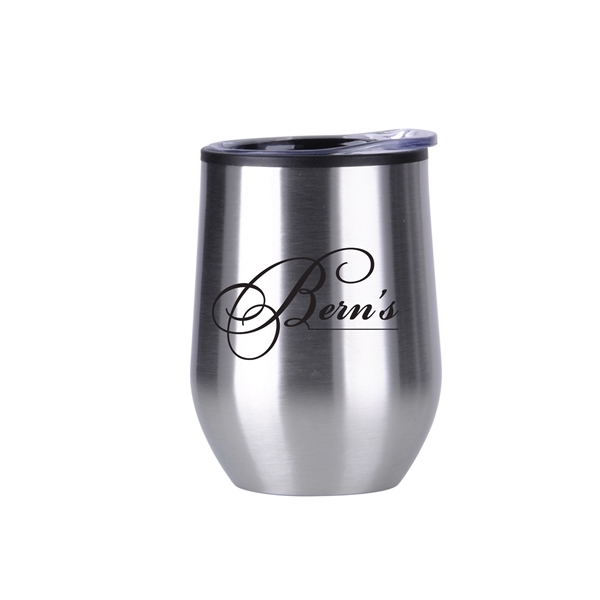 Lucca Stainless Steel Wine Tumbler- 12 oz - Image 5