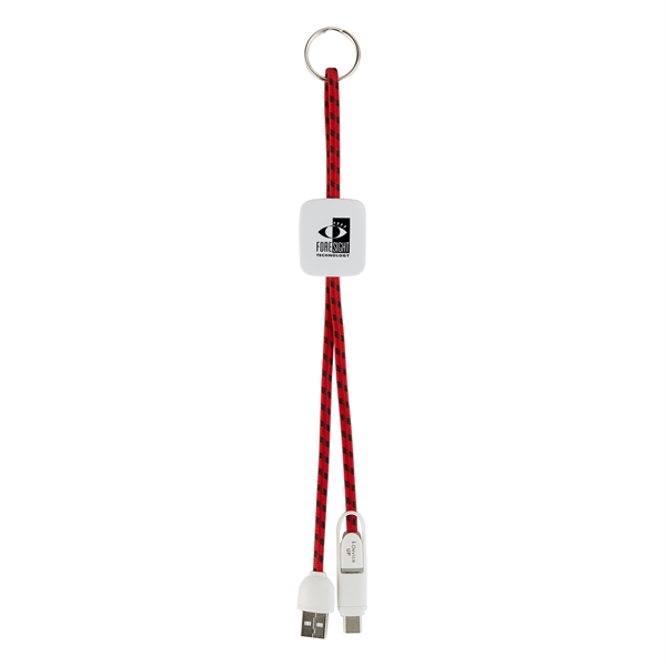 3-in-1 Fabric Charge-It™ Cable - Image 4