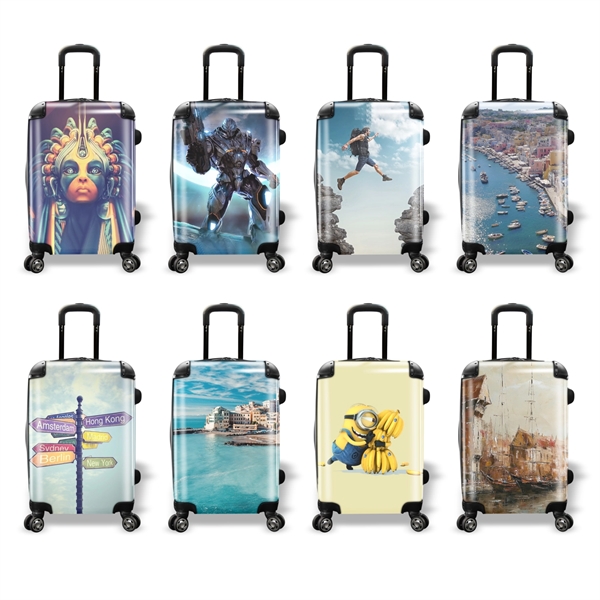 Full Color Carry-On Luggage Case, Full Color Process Travel - Image 8