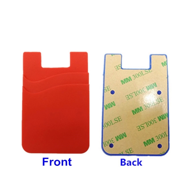 Silicone Phone Wallet with double pocket holder - Image 3