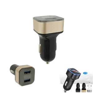 Car Charger Dual Port USB with LED Display