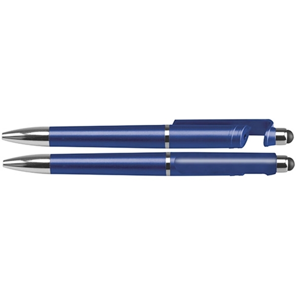 Stylus Ballpoint Pen with Phone Holder - Image 2