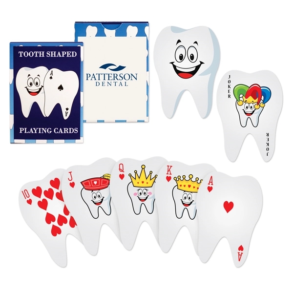 Tooth-Shaped Playing Cards - Image 1