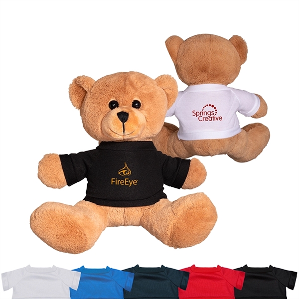 8.5" Plush Bear with T-Shirt - Image 5