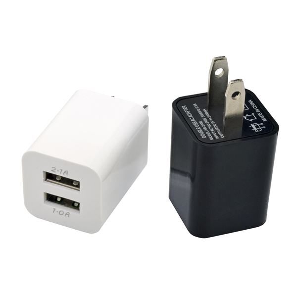 2-PORT USB WALL ADAPTER - Image 1