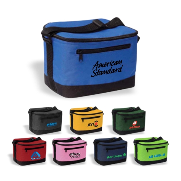 Enlarged 6-Can Poly Cooler, Cooler Bag, Insulated Cooler