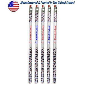 Patriotic Foiled Pencil - USA Made