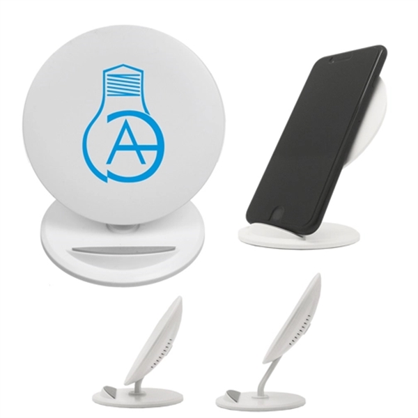 Round Adjustable Qi Charger - Image 1