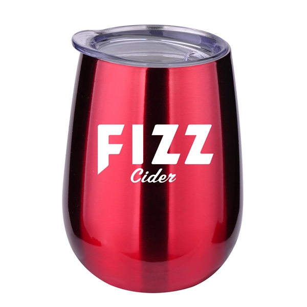 10 oz Stainless Steel Stemless Wine Glass - Image 4