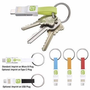 3-in-1 Keychain USB Charging Cable