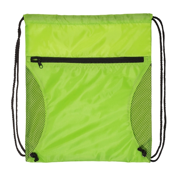 Mesh Drawstring Backpack - Image 3