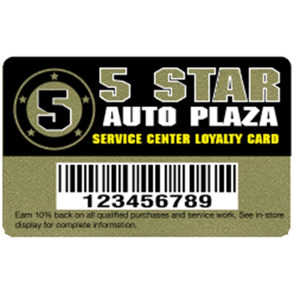 Deluxe Loyalty Card .030