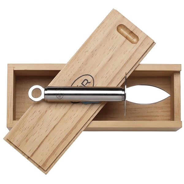 Oyster Shucker Knife in Naturalwood Gift Box - Image 1