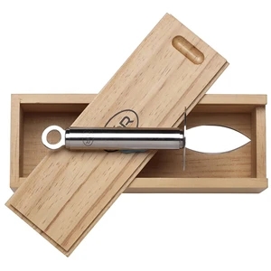 Oyster Shucker Knife in Naturalwood Gift Box